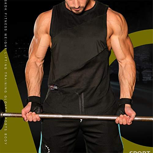 N-A Cross Training Gloves Non-Slip Palm Silicone Weight Lifting Glove to Avoid Calluses Perfect for WODs & Weightlifting with Wrist Wrap Support, Ideal for Both Men & Women Black