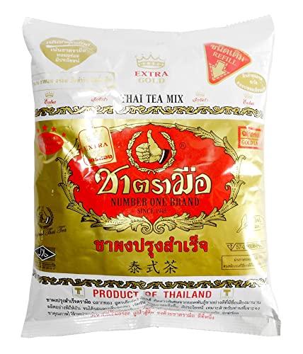 Number-One 1 Bag of Number One Thai Tea 400g + 1 Bag of Number One Thai Tea Extra Gold 400g (Thai Tea Extra Gold)