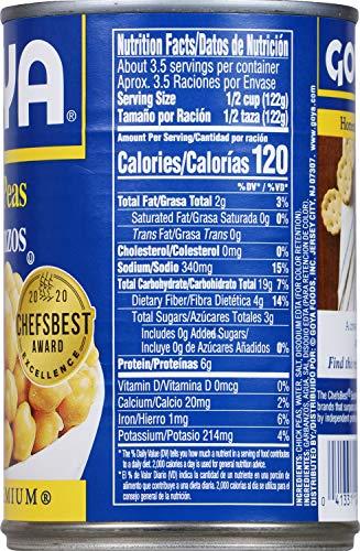 Goya Goya Foods Chick Peas, 16-Ounce (Pack of 24)