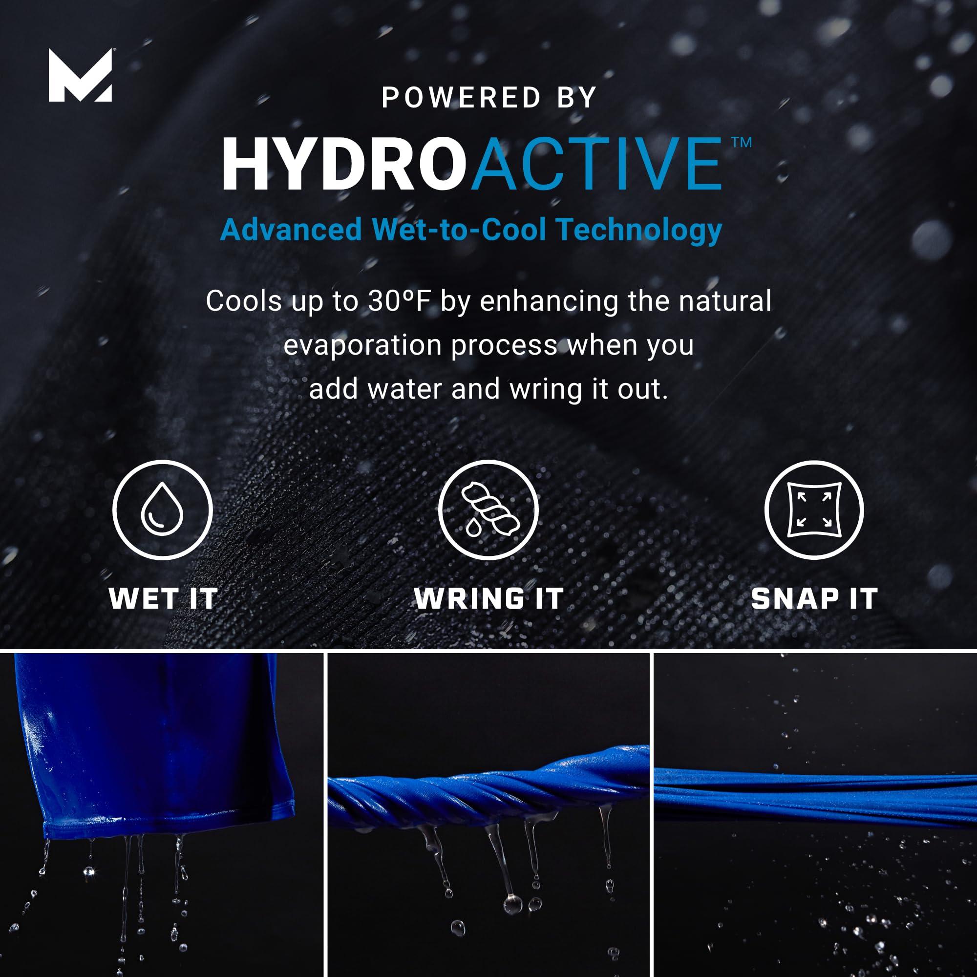 MISSION Mission Original Cooling Towel, Alloy Heather - Soft, Durable Microfiber - Cools Up to 2 Hours - UPF 50 Sun Protection - Machine Washable