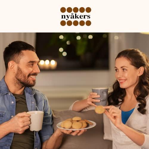 Goodscious Nyakers Pepparkakor Swedish Ginger Snaps Cookies, Vegan Cookies, Dairy-Free Snacks, Gourmet Christmas Cookies, Food Gift for Holidays - Christmas Gifts - Holiday Shapes - 13oz