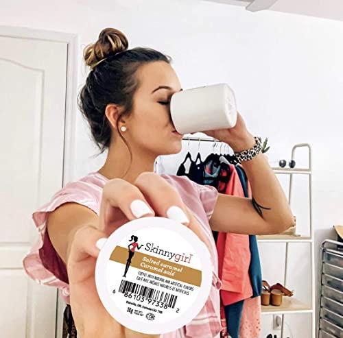 Skinnygirl Skinnygirl Flavored Coffee Pods, Salted Caramel, Medium Roast Coffee in Single Serve Pods for Keurig K Cups Brewers, 24 Count Per Box, 2 Boxes