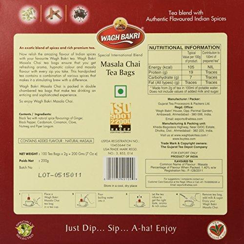 Wagh Bakri Wagh Bakri Masala Chai 100'S