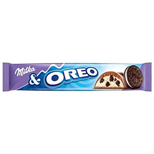 Mondelez Milka & Oreo Chocolate Bar | Chocolate Bar with Oreo Cookie Pieces in Milk Cream | 5 x 37 g | Milka | Germany