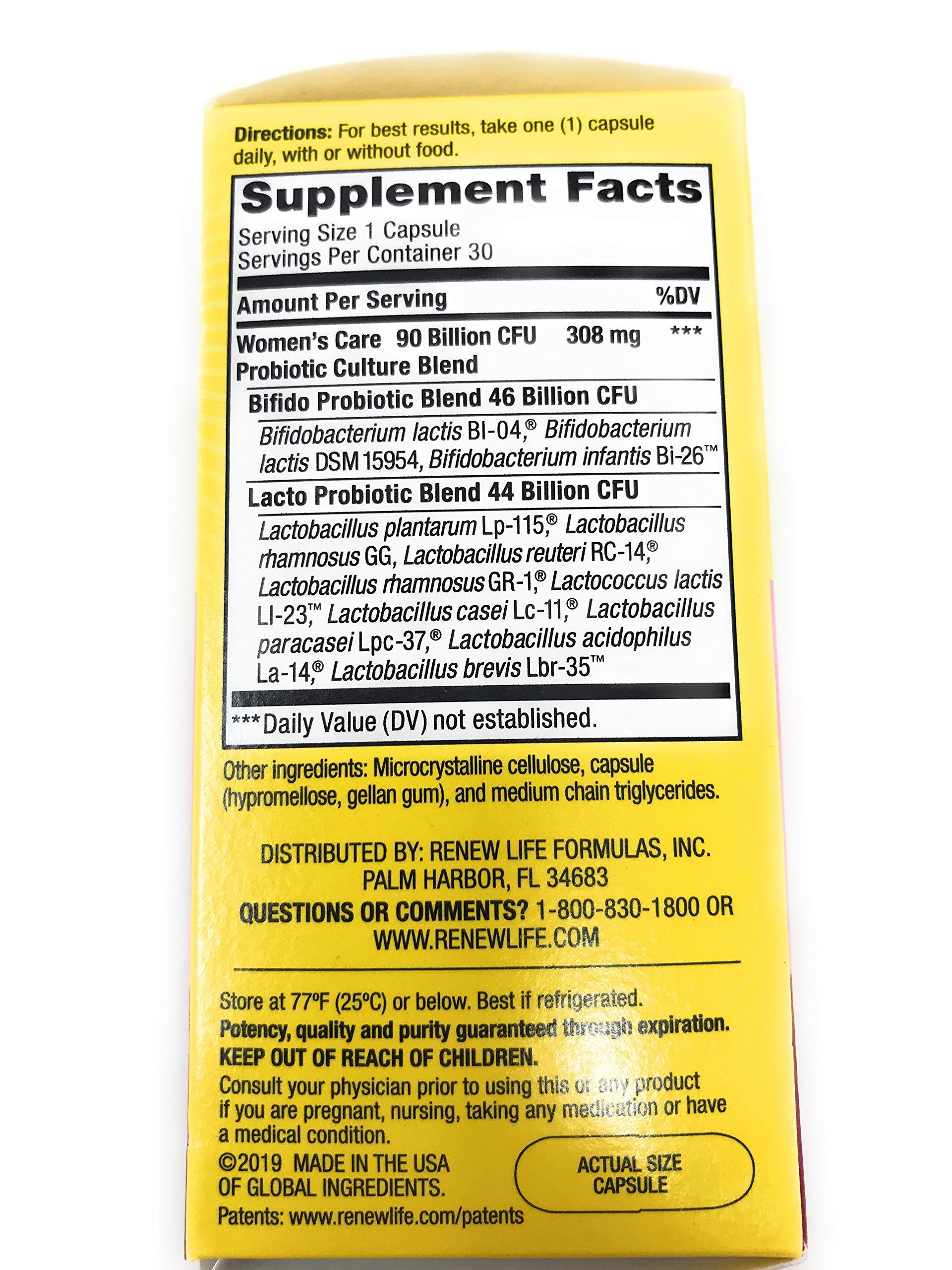 Renew Life Women PROBIOTIC 90B UF