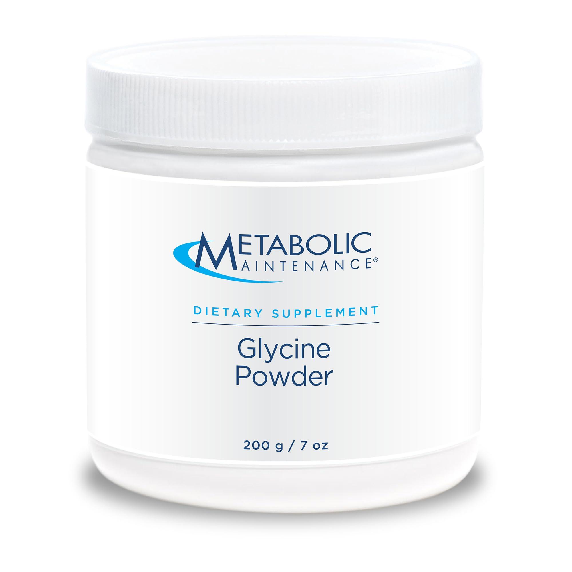 Metabolic Maintenance Metabolic Maintenance Glycine Powder, 200g - Calm Support, Liver Detoxification, Joint Health & Collagen Production - Amino Acid Supplement