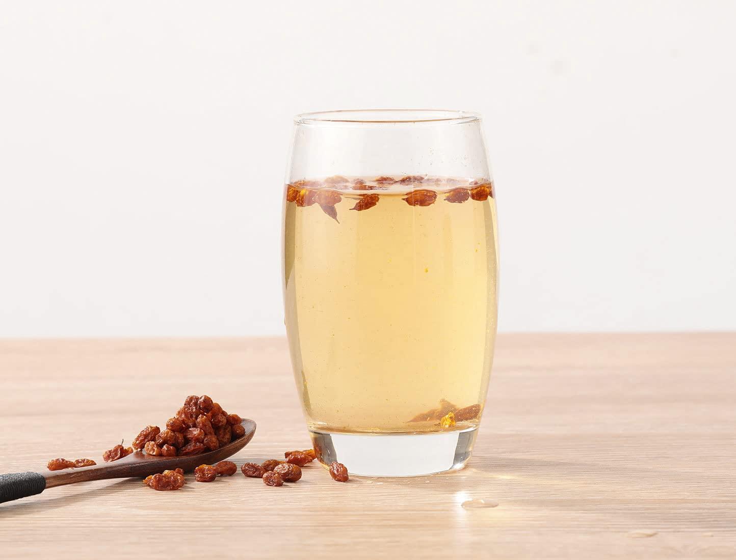 ULTHMOK Premium Dried Sea Buckthorn Berries 8 Oz/227g.Natural & No Additives Sea Buckthorn Tea,??,Hand Picked Whole Berry Fruit.