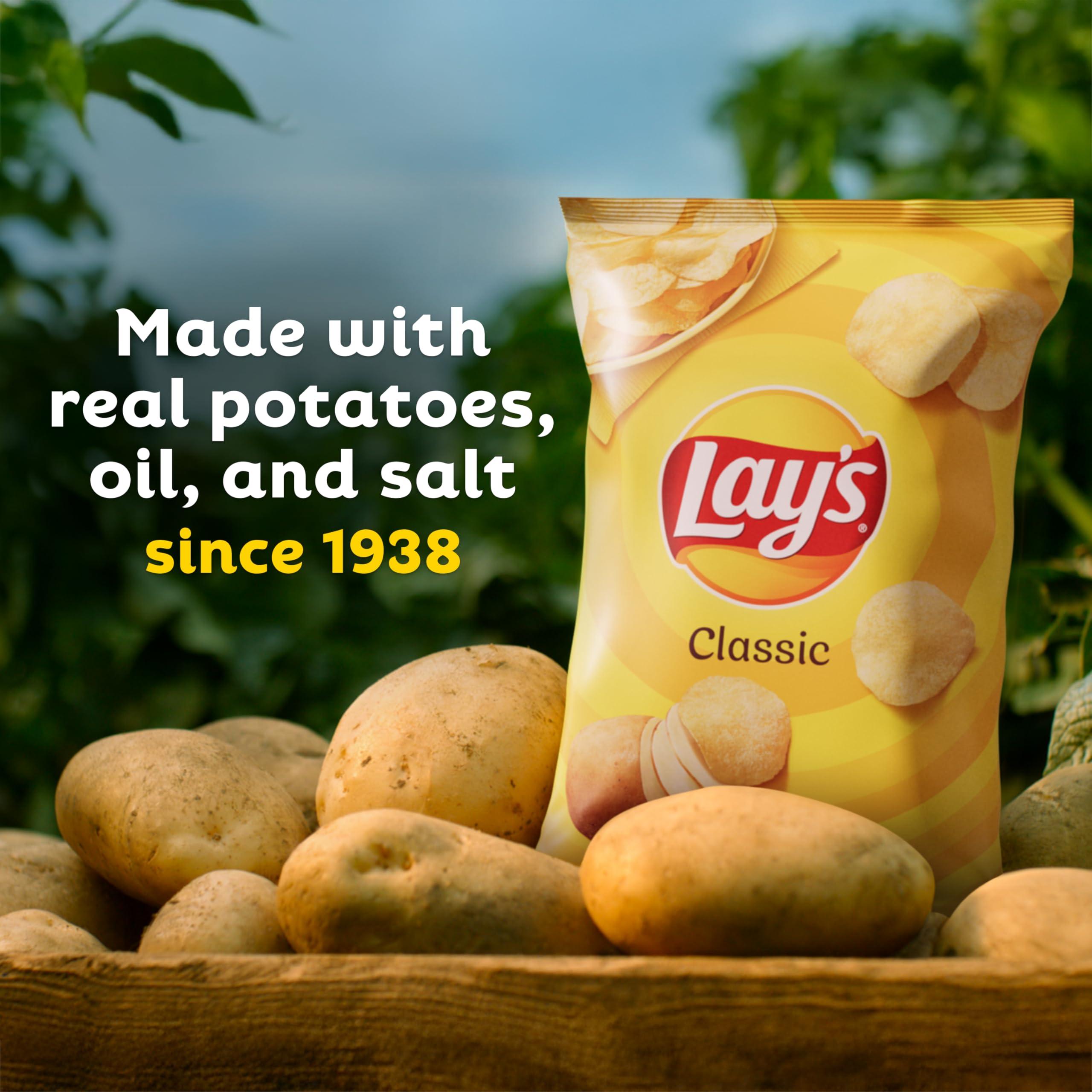 Lay's Lay\'s Salt & Vinegar Flavored Potato Chips, (40 Count)