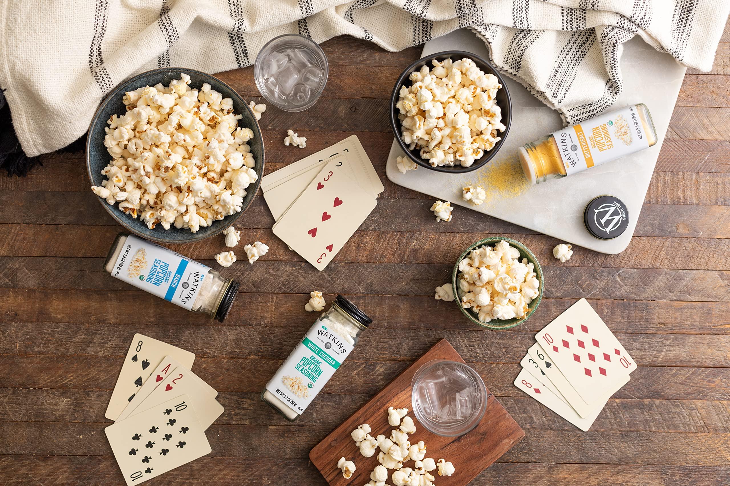 Watkins Watkins Gourmet Organic White Cheddar Popcorn Seasoning, 3.3 oz