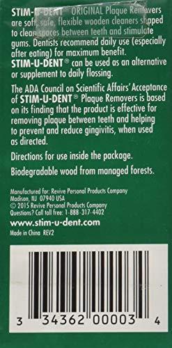 Stim-U-Dent STIM-U-DENT Original Plaque Removers Mint -- 100 Toothpicks