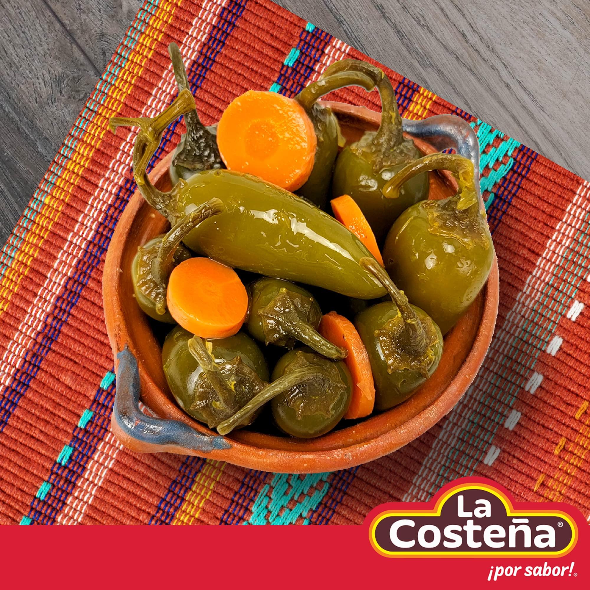 La Costeña La Costea Jalapeo Whole Peppers 12 oz (24-Pack)