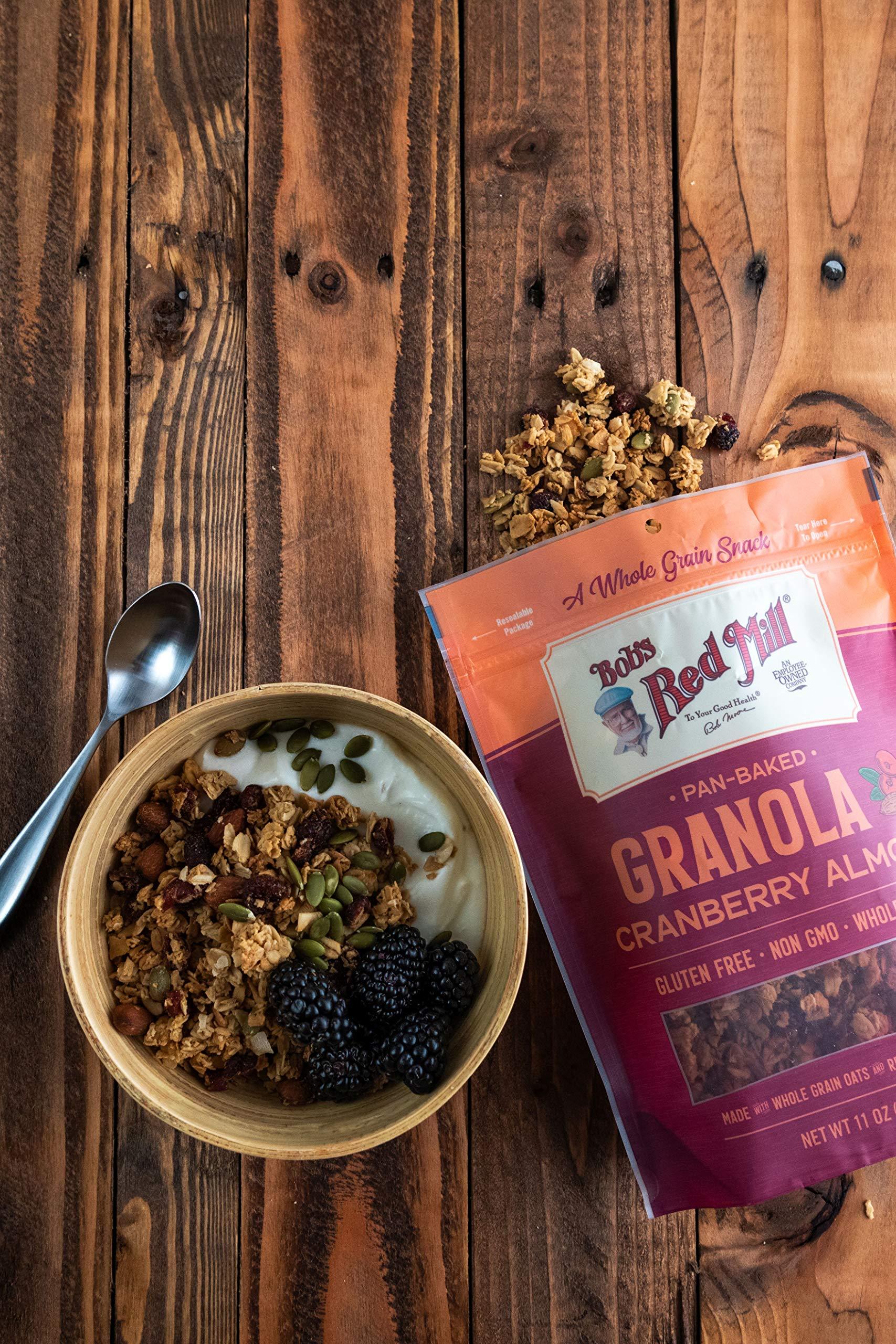 Bob's Red Mill Bob\'s Red Mill Cranberry Almond Granola, 11oz (Pack of 6) - Non GMO, Whole Grain, Kosher