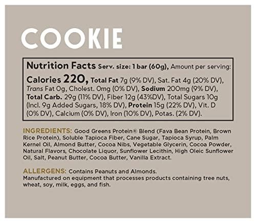 good! good! Snacks Vegan Protein Bars Bundle, Chocolate Peanut Butter & Cookie Dough (24 Bars) Gluten-Free, Plant Based, Low Sugar, High Protein Meal Replacement, Healthy Snacks for Energy, 15g Protein