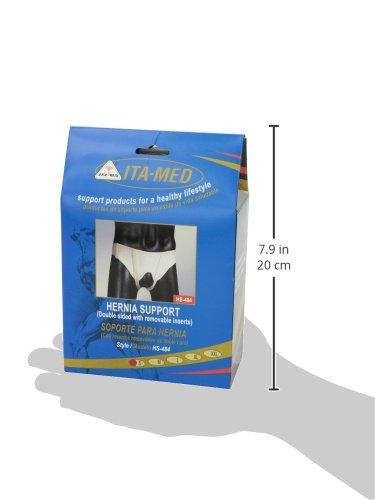 ITA-MED Ita-Med Hernia Support Double Sided with Removable Foam Inserts, Small