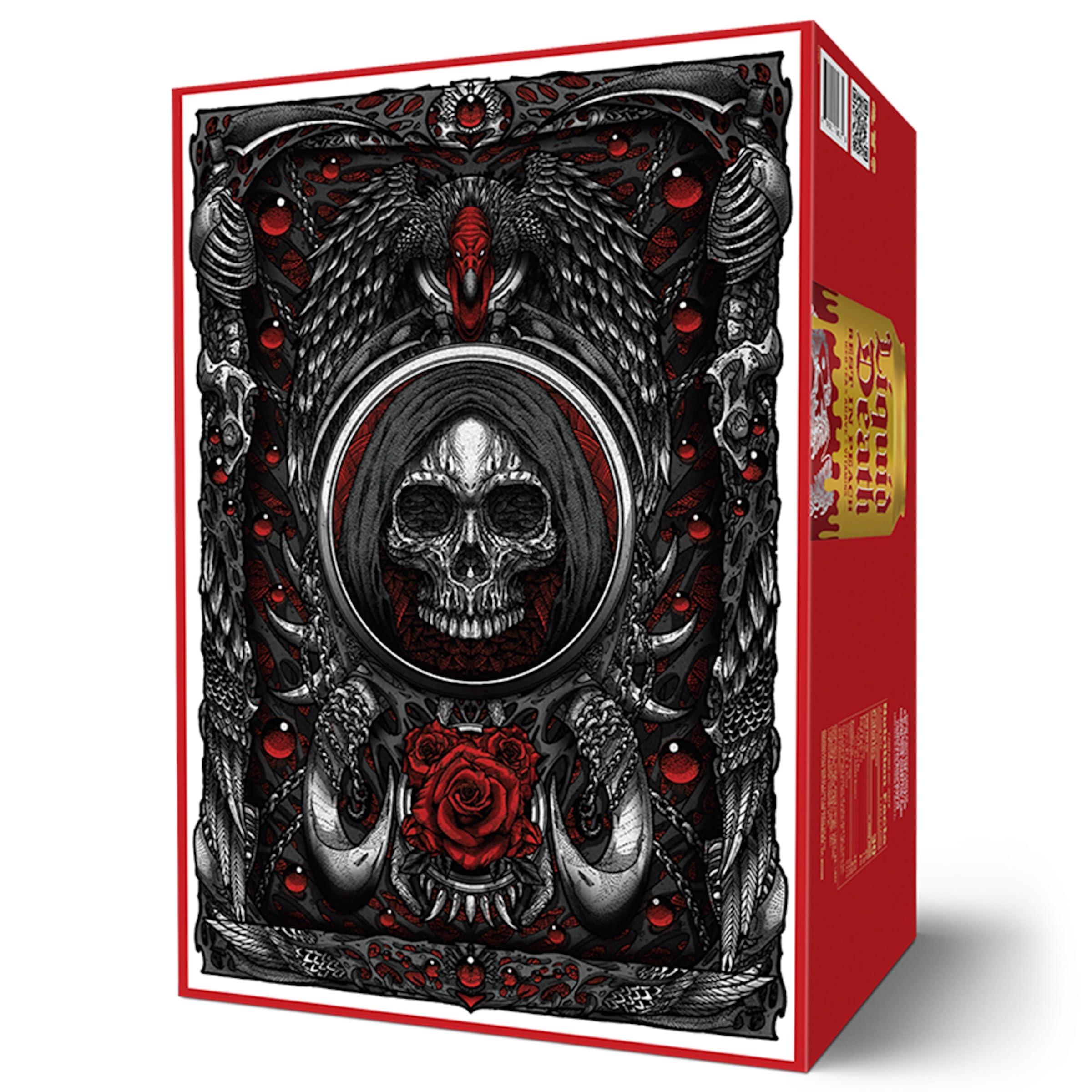 Liquid Death Liquid Death, Rest In Peach Iced Tea, 8-Pack (King Size 19.2oz Cans), Peach Flavored Tea Sweetened With Real Agave, B12 & B6 Vitamins, Low Calorie & Low Sugar