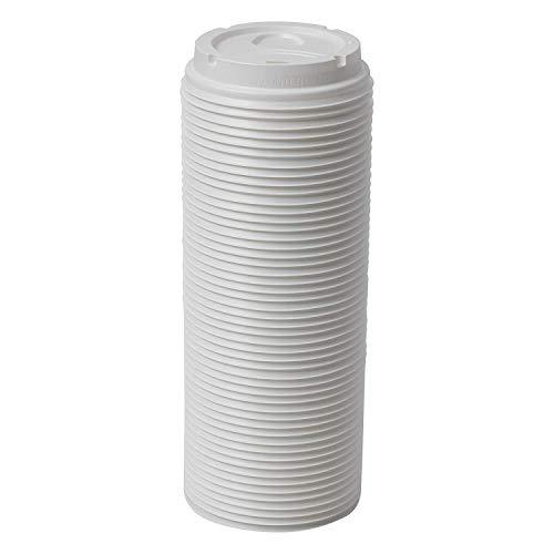 Dixie Dixie PerfecTouch WiseSize Coffee Design Insulated Paper Cup, 12oz Cups and Lids Bundle (12 oz, 50 Cups, 50 Lids)