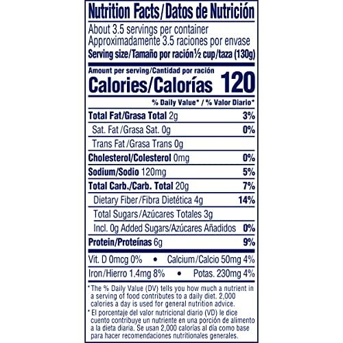 Bush's Best BUSH'S BEST Organic Garbanzo Beans Canned Beans, Organic Chick Peas, USDA Certified Organic, Source of Plant Based Protein and Fiber, Low Fat, Gluten Free (6)