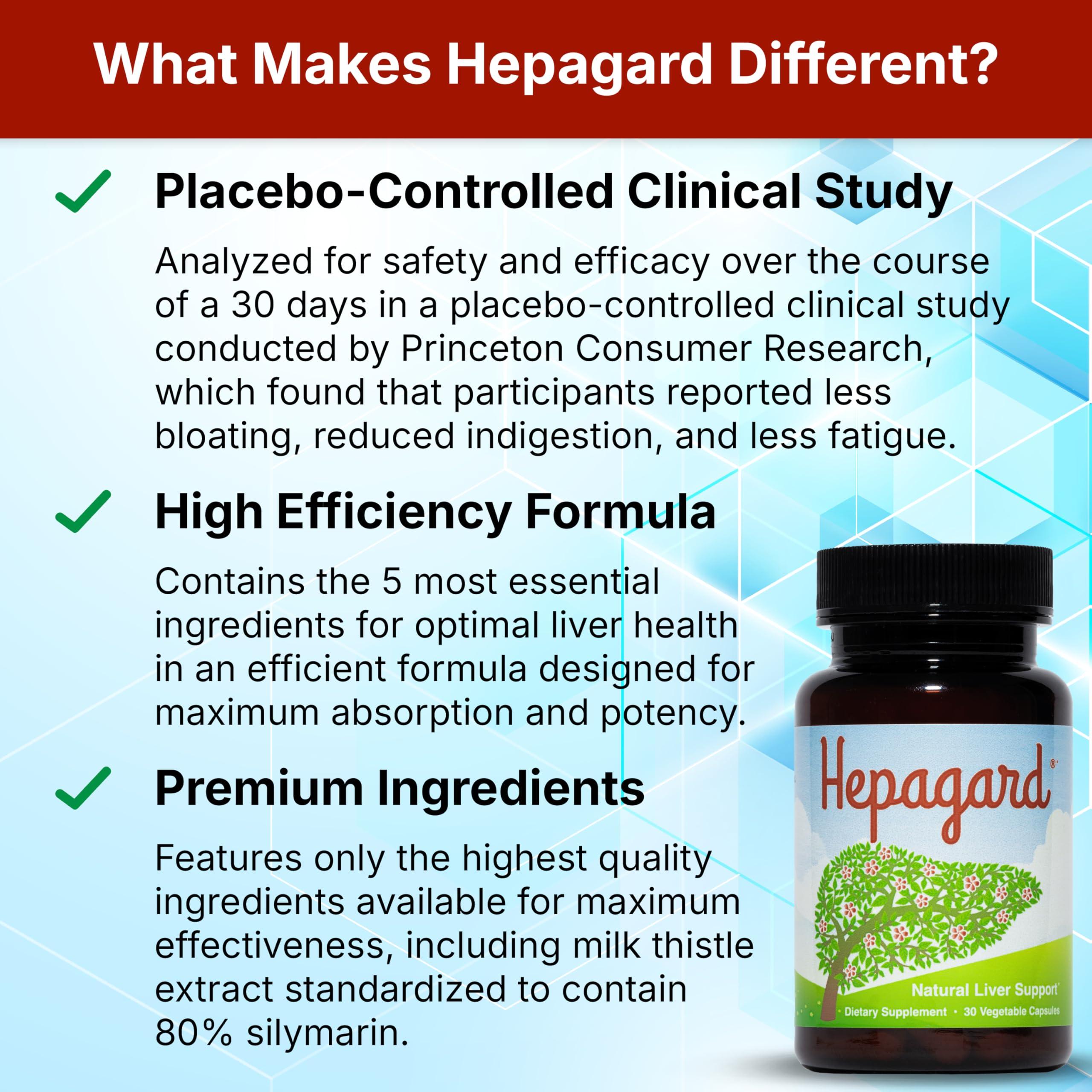 Hepagard Hepagard - Natural Liver Support Supplement Capsule with N-Acetyl Cysteine (NAC) - Non-GMO, Gluten-Free