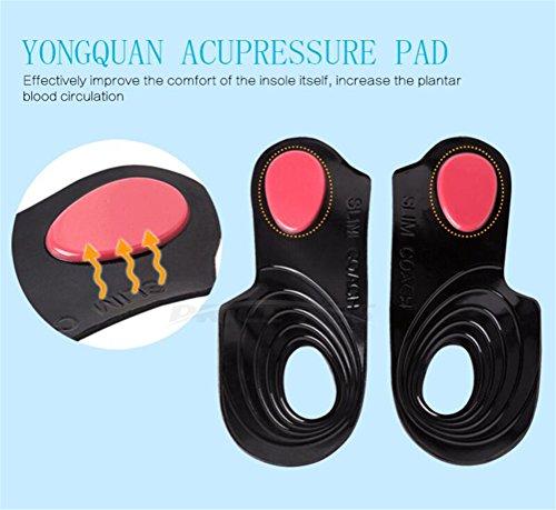 Price Xes Flatfoot Orthopedic Insole O/X Type Leg Correctors Straightener Soft Gel Shock Absorption Arches Bow Legs Support Foot Plantar Fasciitis Pain Relief Gel Corrective Sport Pads Heel Protector (L)