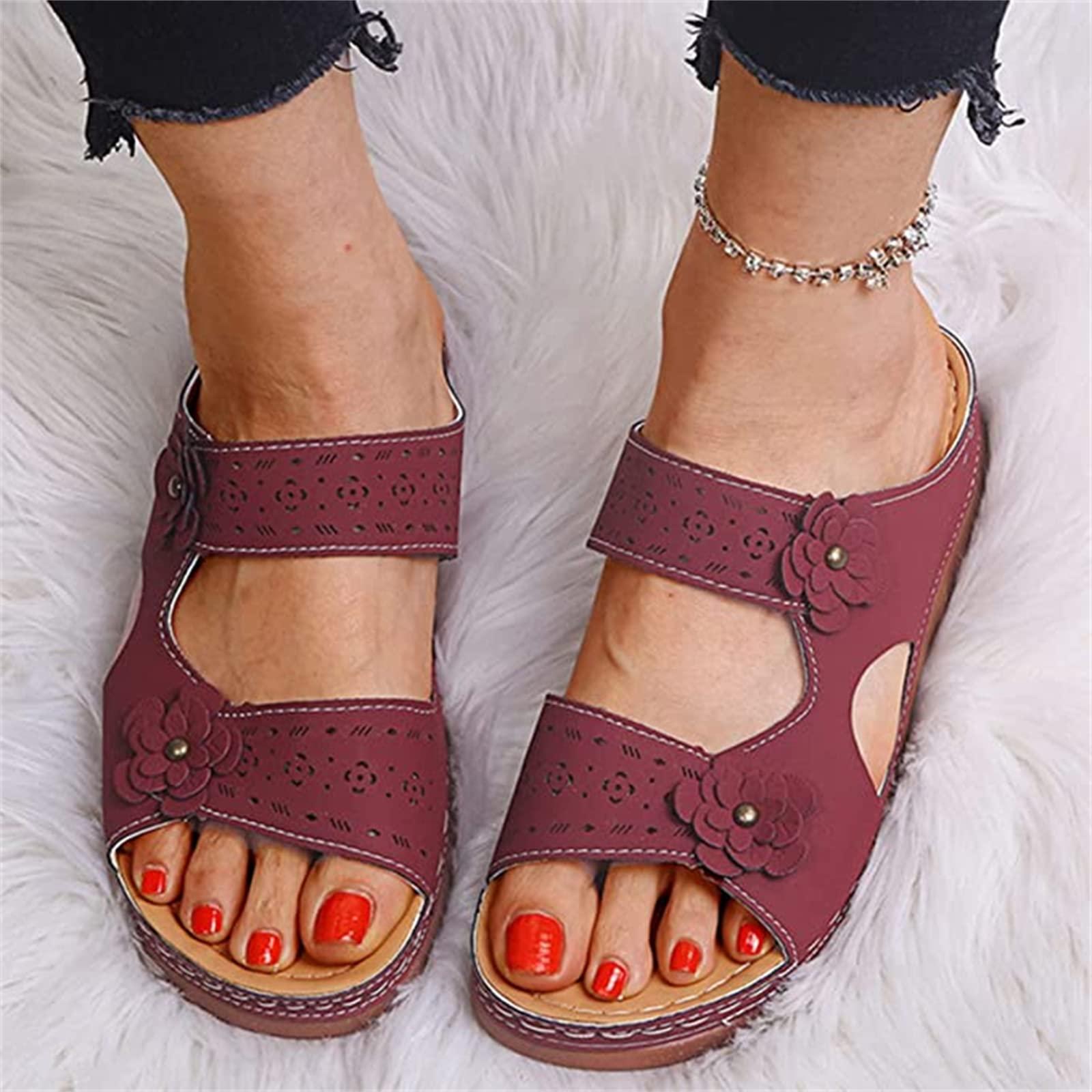 Generic Orthotic Sandals For Women Dress Orthopedic Sandals for Women Arch Support Slides Slippers for Plantar Fasciitis Extremely Comfort Dressy Summer Orthotic Flip Flops