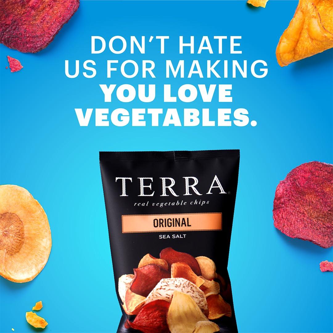 Terra Terra Original Sea Salt Real Vegetable Chips, 5 oz (Pack of 6)