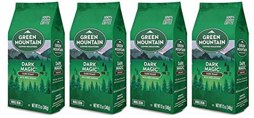 Green Mountain Coffee Roasters Green Mountain Coffee Roasters, Dark Magic, 12 oz. Ground Bag, Dark Roast Coffee, (4) Bags