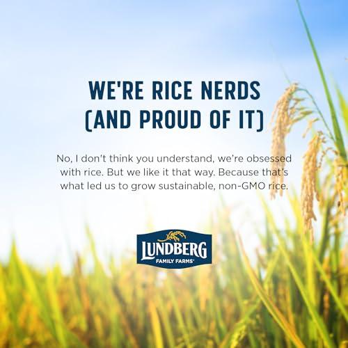 Lundberg Lundberg Family Farms - Brown Long Grain Rice, Rich & Nutty, Firm Texture When Cooked, 100% Whole Grain, High in Fiber, Vitamins & Minerals, Pantry Staple, Gluten-Free, Non-GMO, Vegan, Kosher (32 oz)