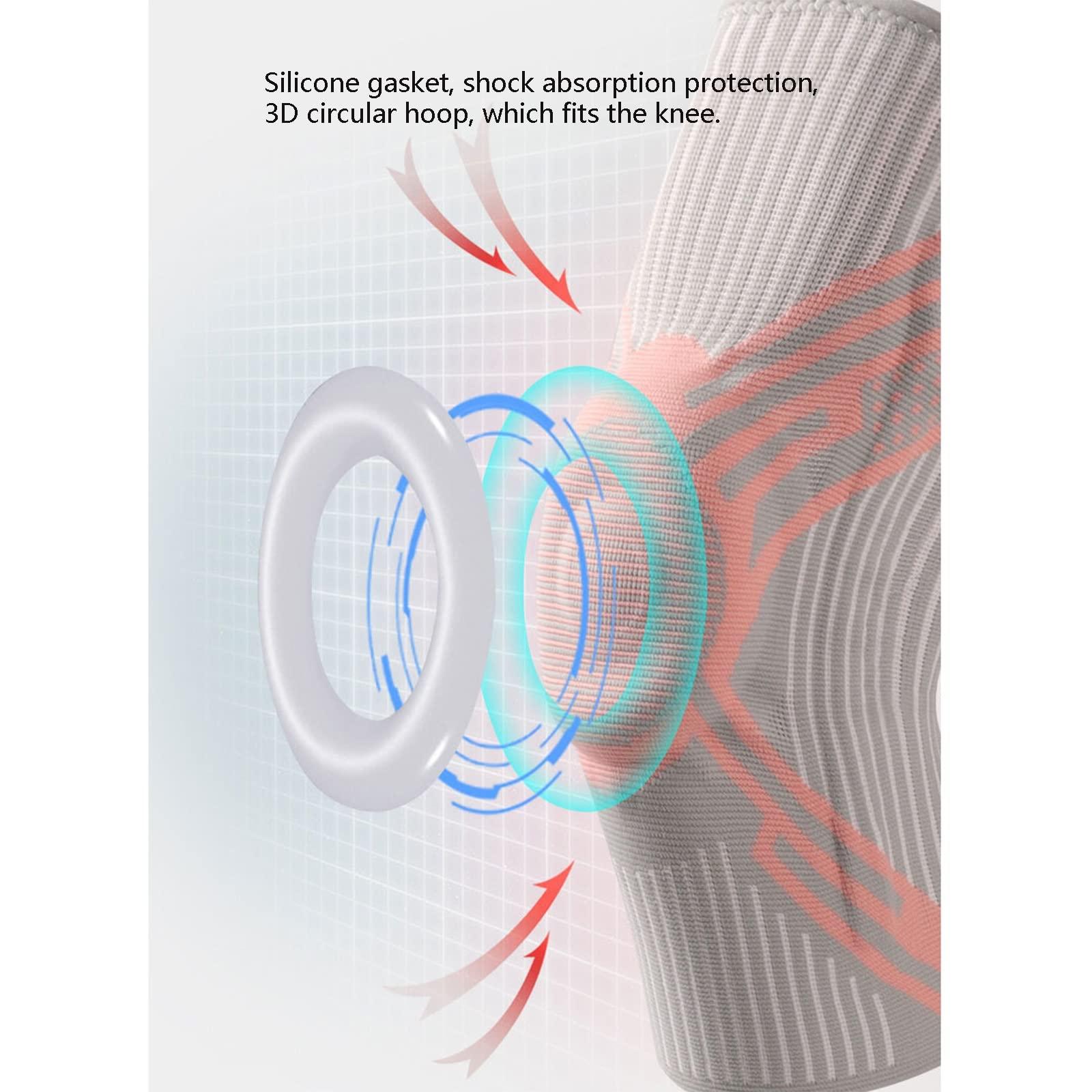 Generic Knee Protection for Men and Women Knee Protection for Sports, Thermal Knee Protection for Running, Fitness and Basketball (Color : Black, Size : Small)