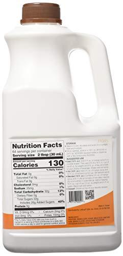 TEA ZONE Tea Zone J1045 Mango Syrup (64oz) for Boba tea, beverages, sweets, ice cream, cocktails blending