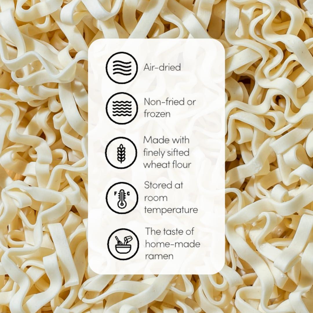 A-SHA A-Sha Healthy Asian Instant Noodles with Sauce Pack | Best Sellers Variety Bundle | Vegan, Air Dried, High Protein | Great For Ramen, Stir Fry, Wok | 4 Flavors, 19 Packs