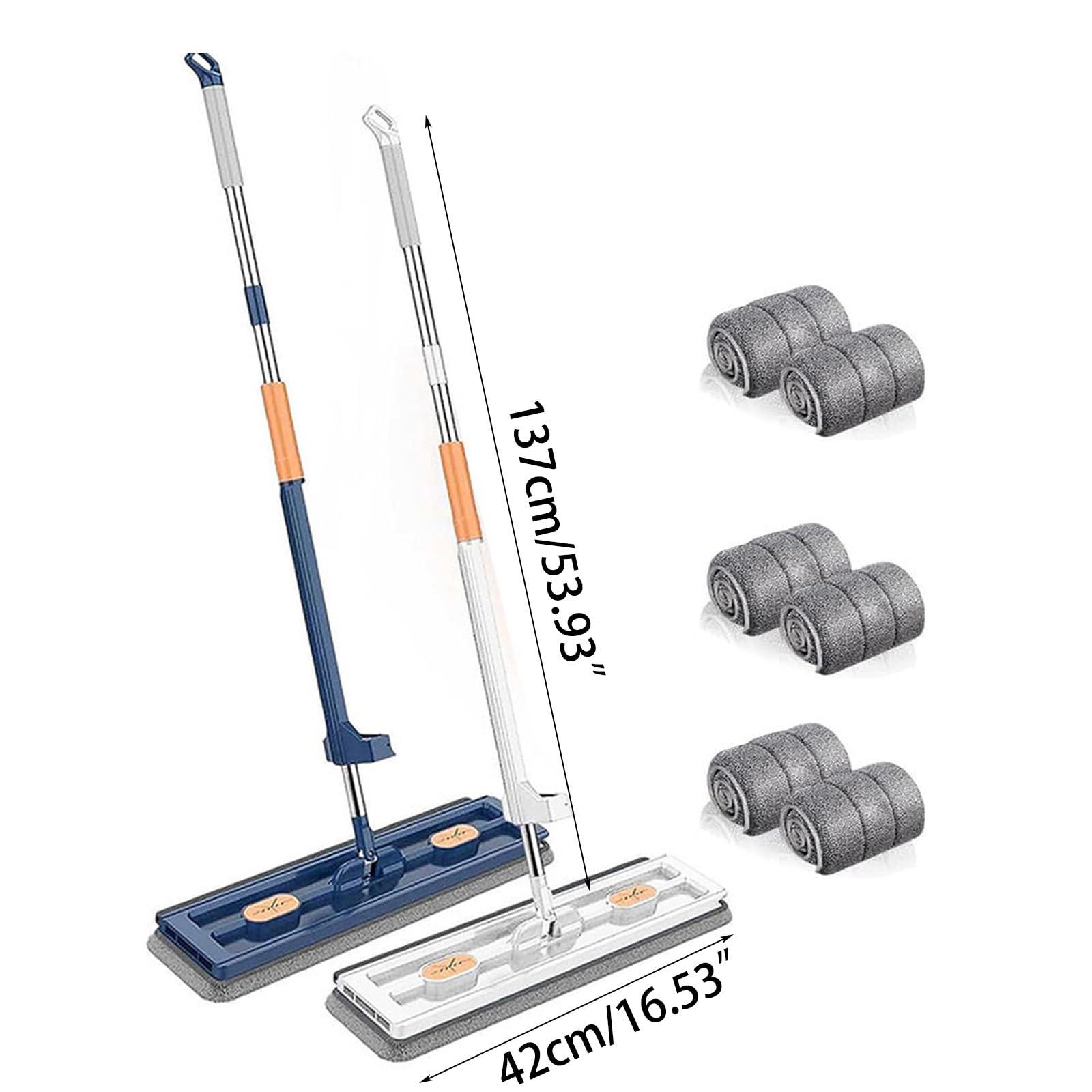 staol staol Flat Mop Floor Cleaning Mop Set Super Absorbent Selfcontained Slide Effortless Cleaning Tool Large Flat Mop