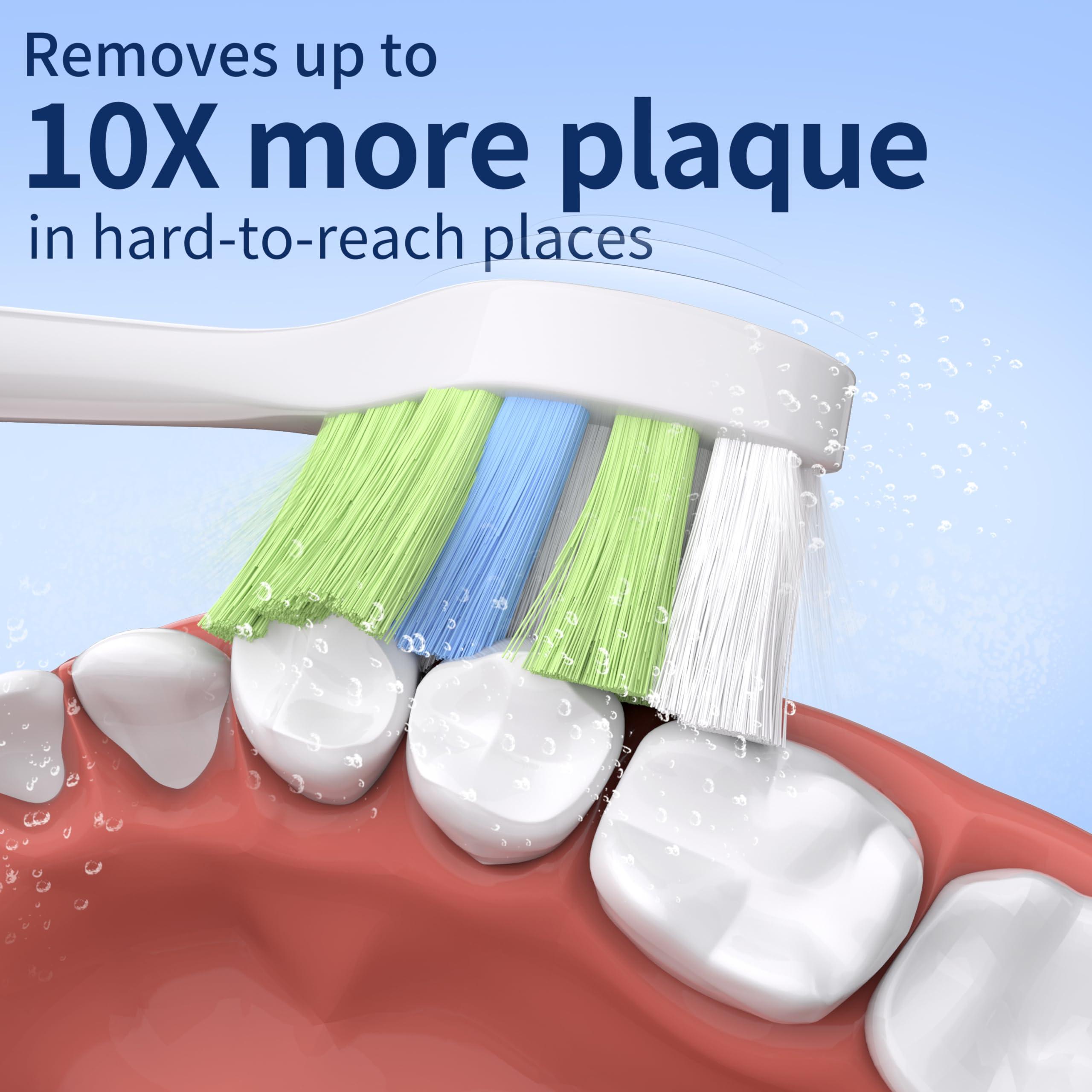 utimcare Utimcare Replacement Toothbrush Heads Compatible with Philips Sonicare ProtectiveClean C2 G2 W 4100 5100 5300 Plaque Control Electric Toothbrush, White, 10 Pack Refills.