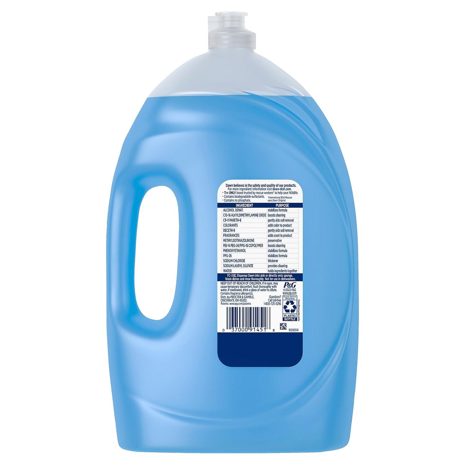 Dawn Dawn Ultra Dishwashing Liquid, Original, 70 Oz, Blue