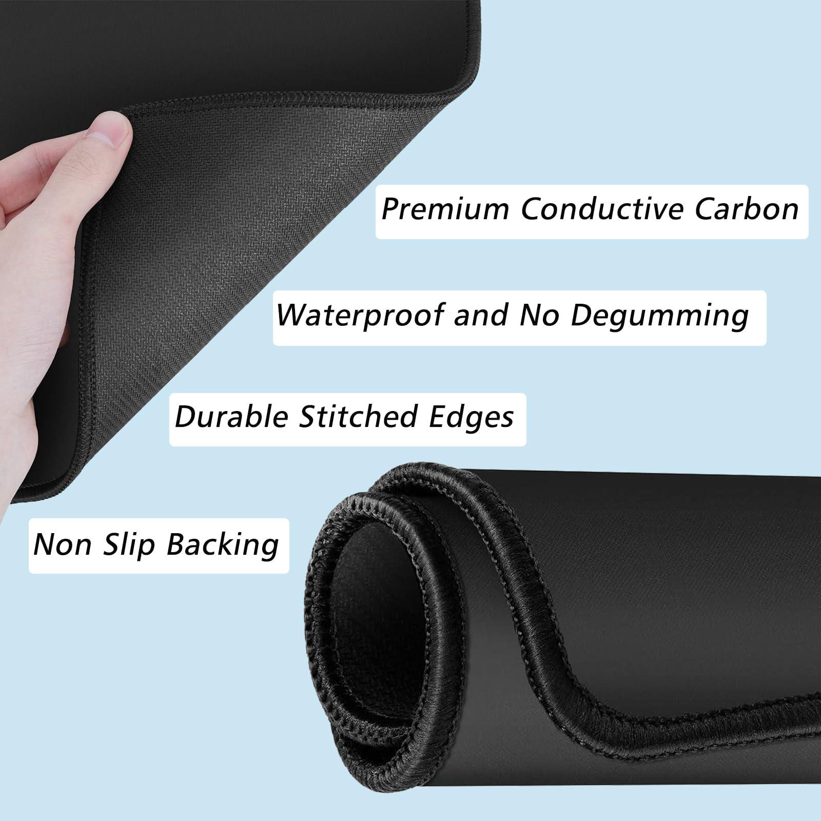 ATE Health Grounding Mat Kit -Universal Grounding Mat (10 x 26.7) for Healthy Grounding Energy with Grounding Wristband and 15ft Straight Cord,Indoor Grounding for Full Body Balance & Wellness Support