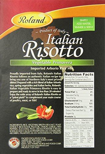 Roland Foods Roland Italian Risotto, Vegetable Primavera, 5.8 Ounce (Pack of 6)