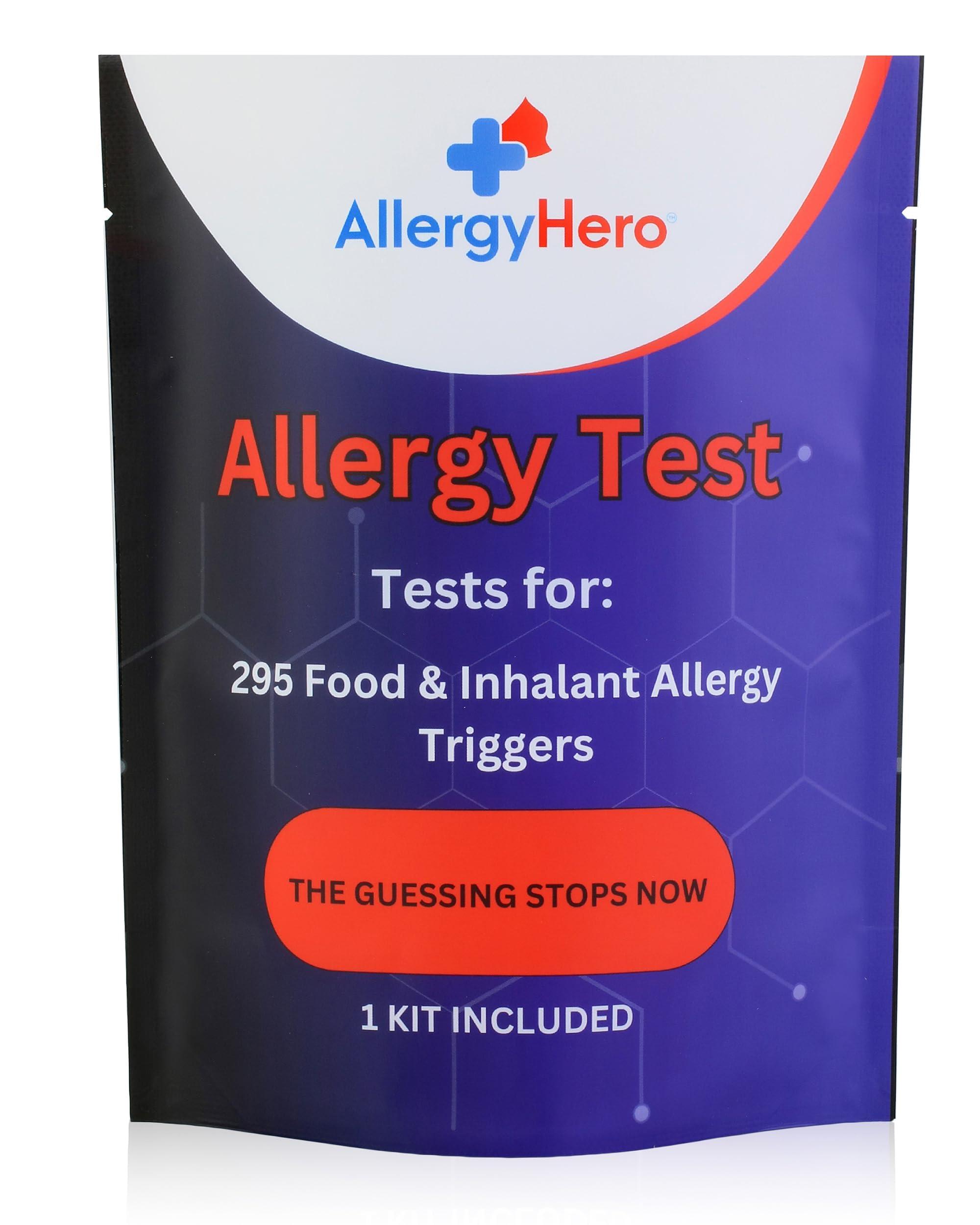 Better Life Science Comprehensive at-Home Food and Environmental Allergy Test Kit with 295 Triggers for Adults and Kids, Easy and Pain-Free Testing for Accurate Results