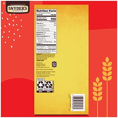 Snyder's of Hanover Snyder\'s of Hanover, 100 Calorie Mini Pretzels, Individual Packs, 10 Ct (pack of 1)