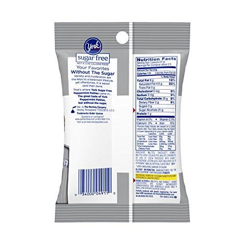 York YORK Sugar Free Peppermint Patties, 3 Ounce