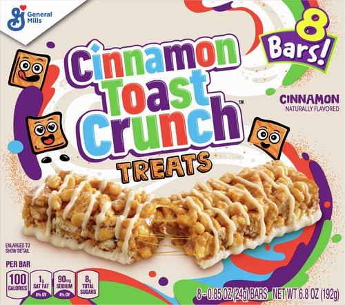 Cinnamon Toast Crunch Cinnamon Toast Crunch Breakfast Cereal Treat Bars, Snack Bars, 8 ct (Pack of 5)