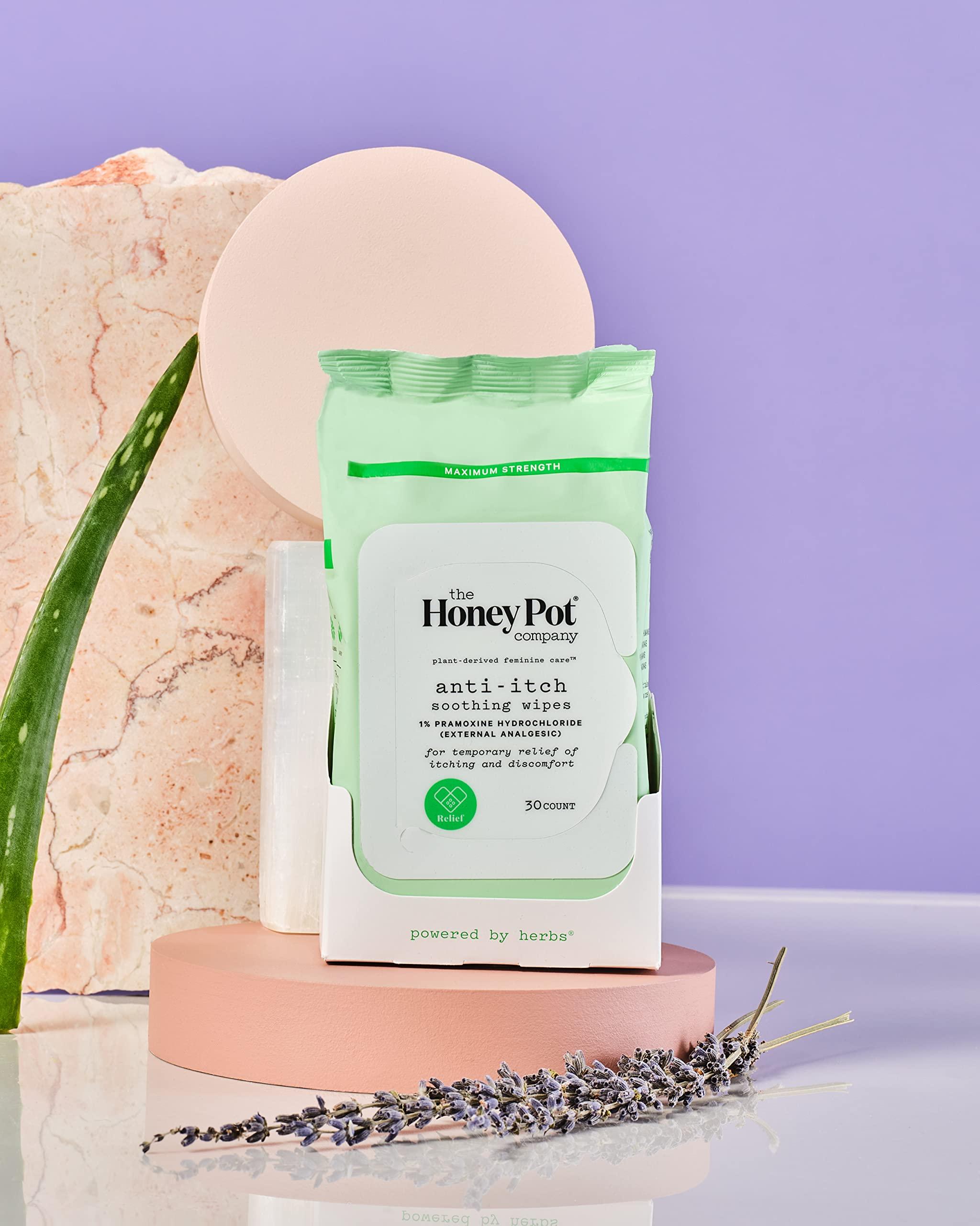 The Honey Pot Company The Honey Pot Company - Feminine Wash & Feminine Wipe Bundle - Includes Ph Balance Feminine Wash and Wipes for Women - Herbal Infused Feminine Care Products - Anti-Itch