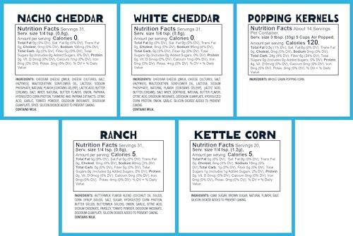 Kernel Season\'s Kernel Season\'s Movie Night Supplies, Popcorn and Seasoning Party Pack, 4 Flavor Variety Pack
