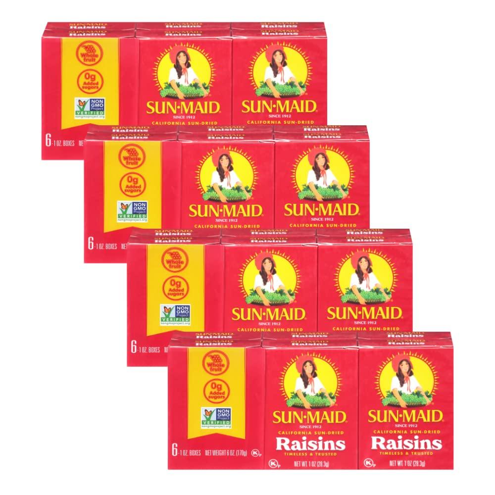 Sun-Maid Sun Maid California Raisins (24 Boxes 6 x 4 packs)