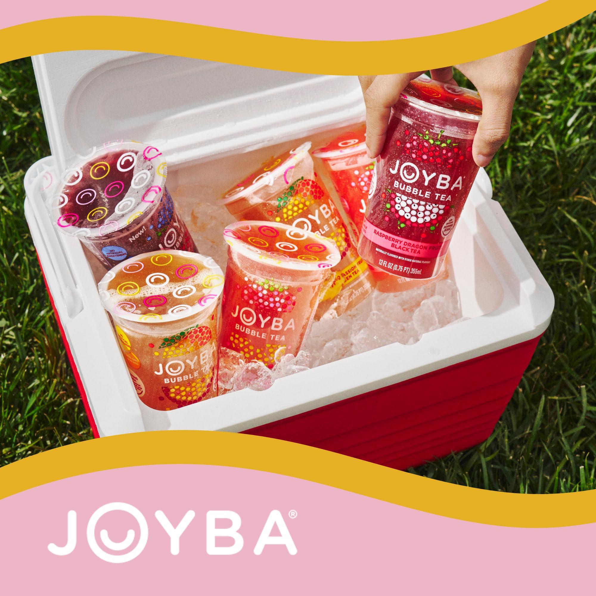 JOYBA Joyba Bubble Tea Strawberry Lemonade Green Tea, 4 Pack, 12 fl. oz. Cups