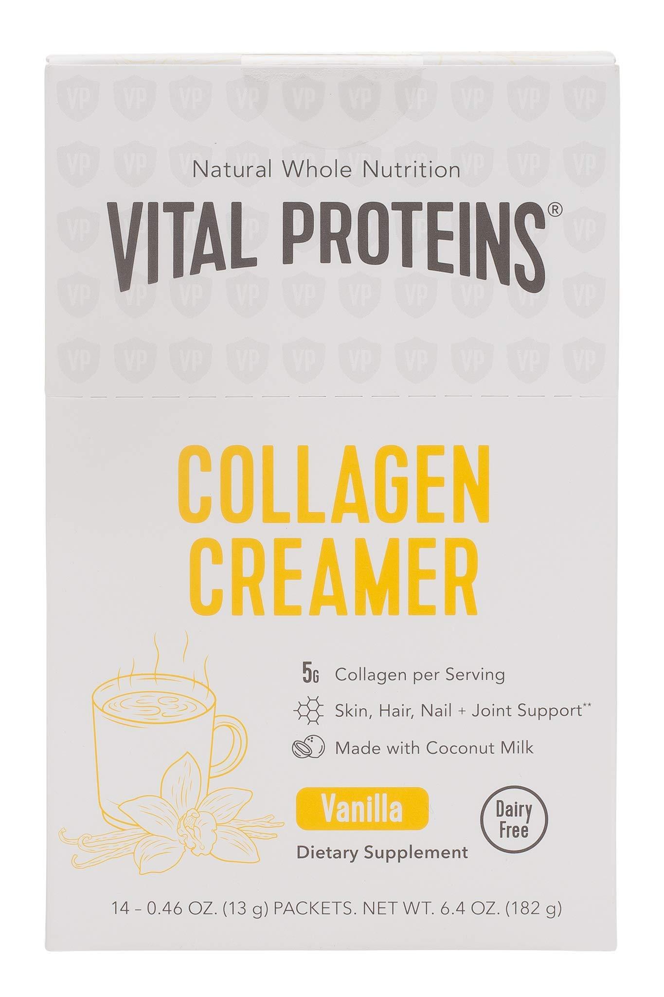 Vital Proteins Vital Proteins Collagen Creamer, No Added Sugar, Kosher & Paleo Friendly, Gluten Free, 0.46 Ounce (Pack of 14)