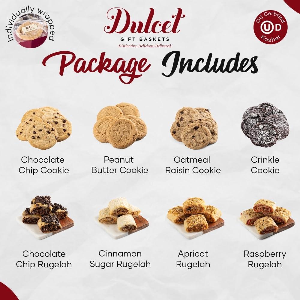 Dulcet Gift Baskets Dulcet Gift Baskets Sweet Success: Gourmet Cookie and Snack Gift Basket for All Occasions present Holidays, Birthday, Sympathy, Get Well, Family or Office Gatherings for Men & Women.