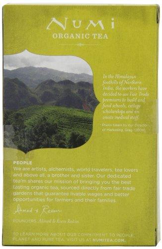 Numi Numi Organic Tea Decaf Ginger Lemon Green Tea, 16 Count (Pack of 3), (Packaging May Vary)