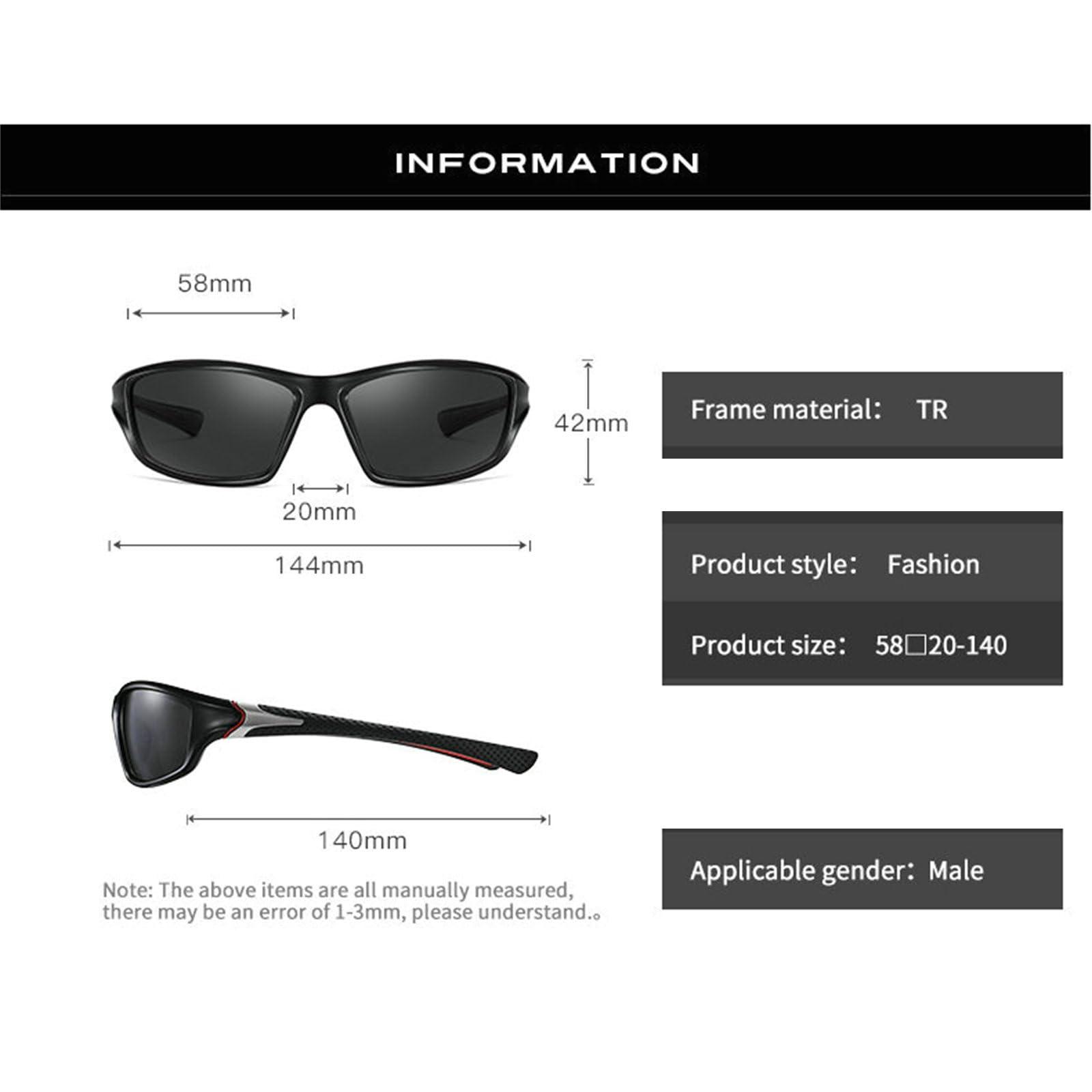 willochra willochra Full Lens polarized Reading Sunglasses for Men Safety glasses with reader Cycling Driving Sports Readers F27 (black, 1.5, x)