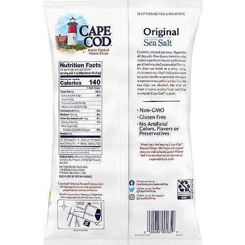 Cape Cod Cape Cod Potato Chips, Original Kettle Chips, 14 Oz Party Size