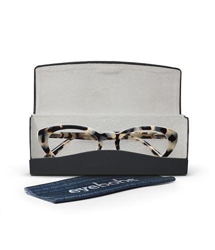 eyebobs eyebobs - Pinhead | Premium Reading Glasses for Men and Women | Cat-eye Frame for Wide Faces | Matte Pink, 4.00