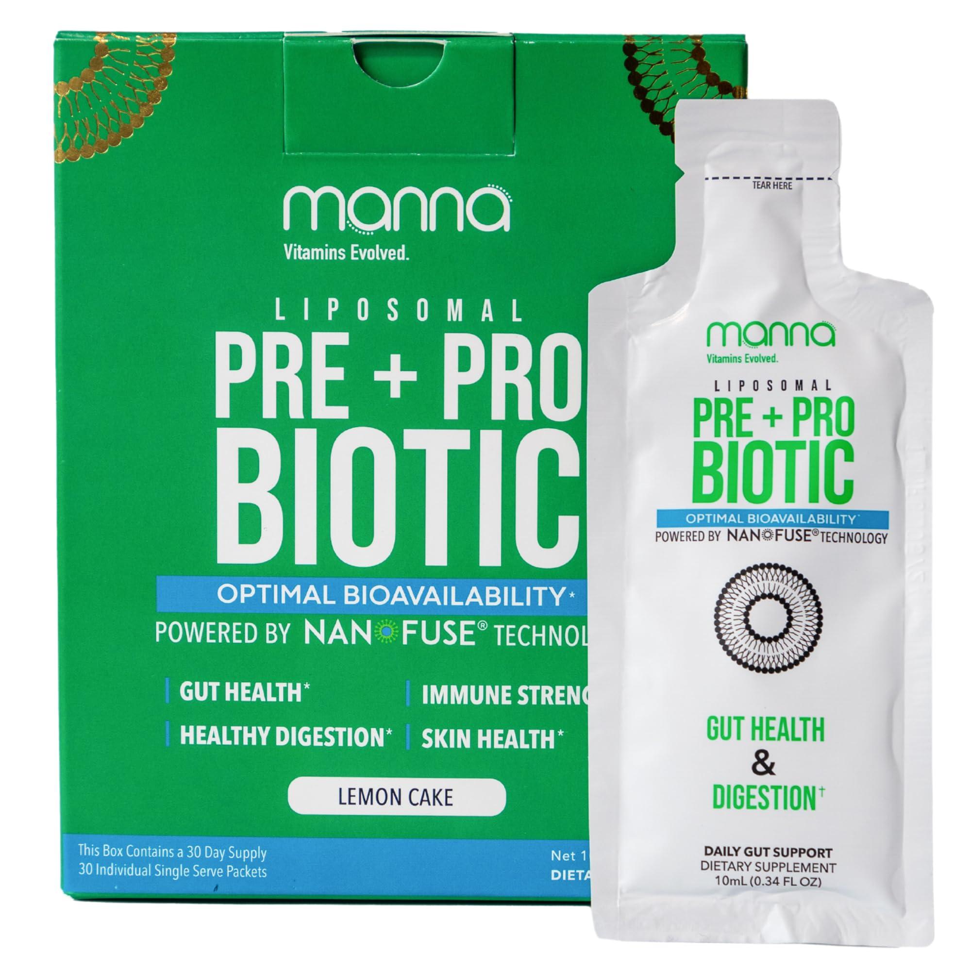Manna Vitamins Evolved Manna Vitamins Evolved - Liposomal Pre & Probiotics for Gut Health